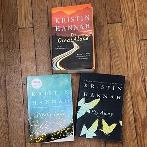 Kristin Hannah Book Set - The Great Alone, Firefly Lane, Fly Away